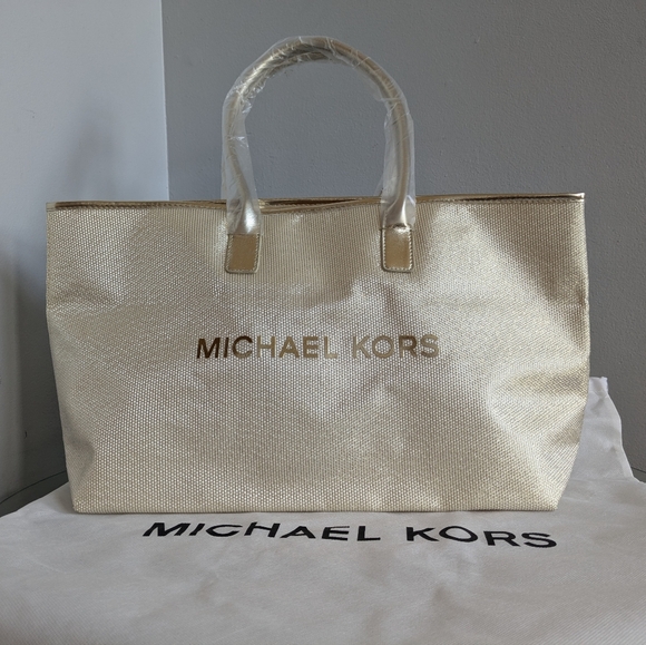 Michael kors gold tote bag - Picture 3 of 10